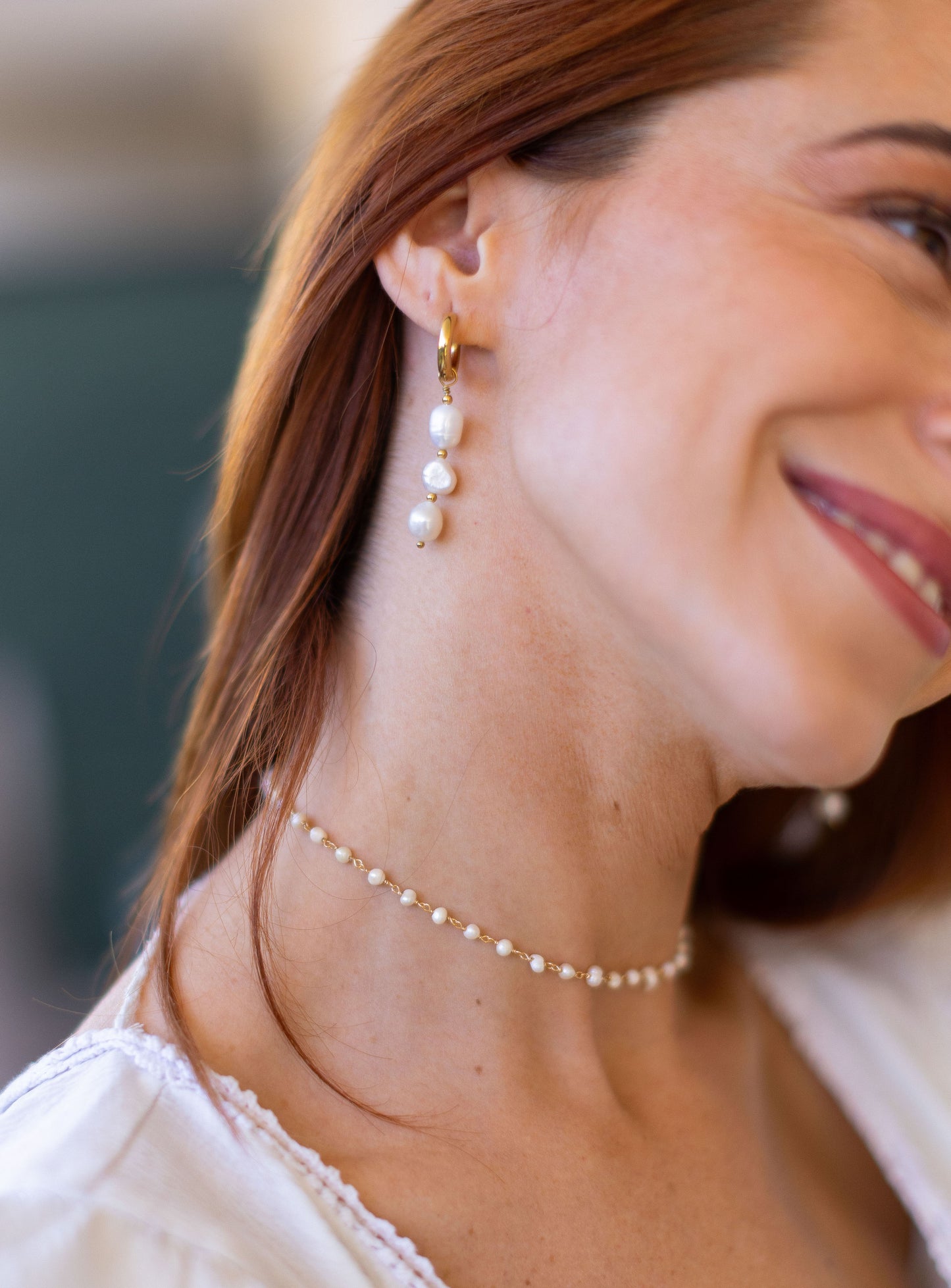 Boucles d'oreilles PERLE
