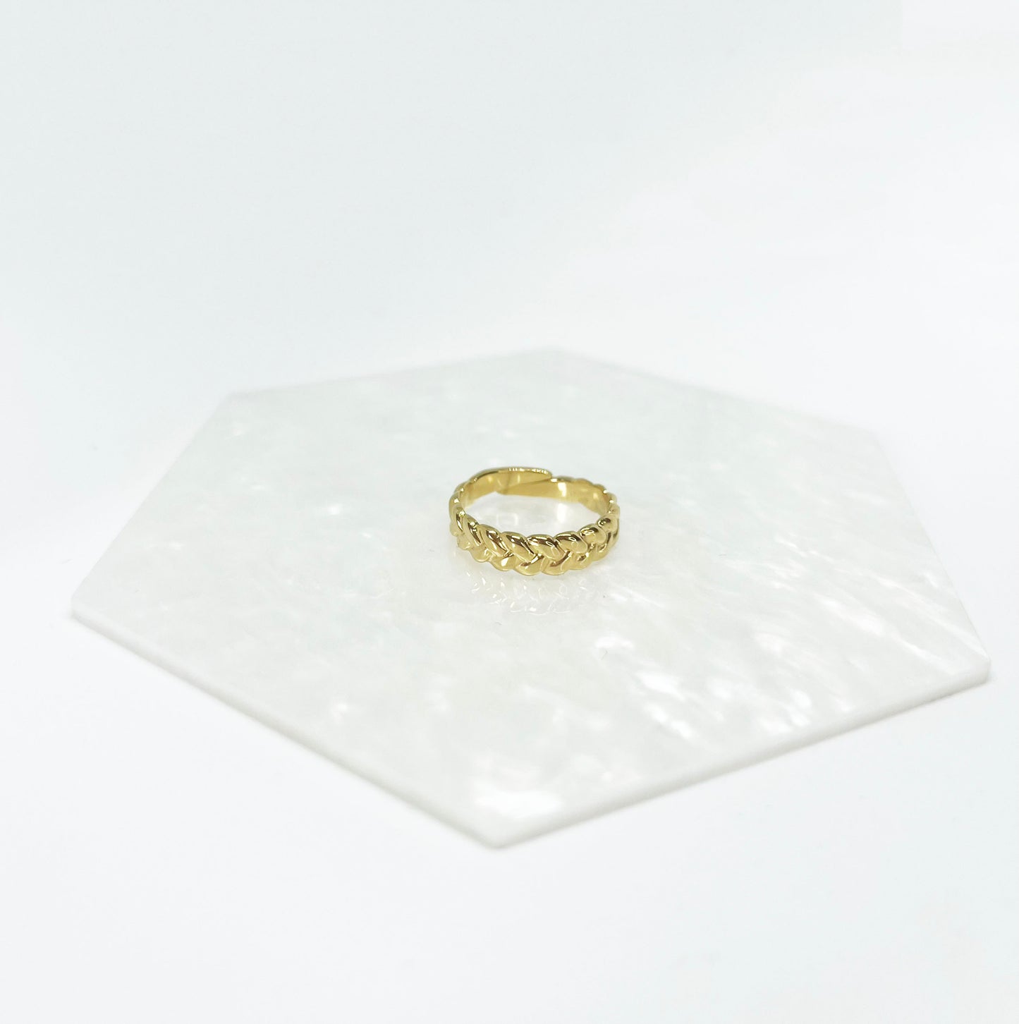 Bague tressée OLIVIA